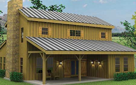 Metal House Plans on Timber Frame House Plan Of Texas Timber Frames Elevation