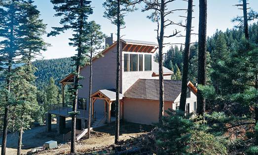 Mountain View Timber Home in New Mexico