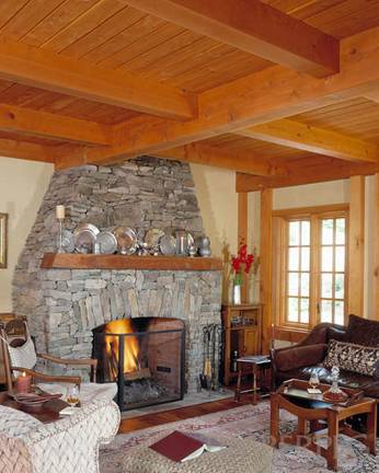 Timberpeg Hawk Mountain Fireplace