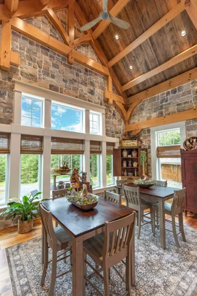 Davis Timber Frame - Game Room - Timberhaven