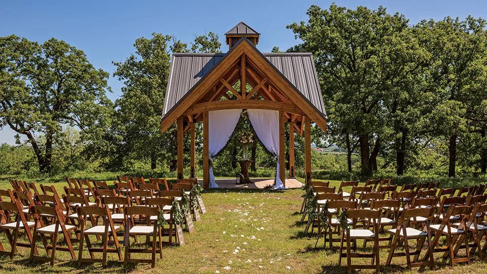 party barn outside 