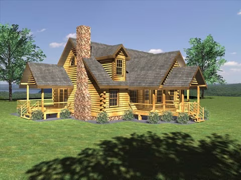Rivergate Plan by Honest Abe Log Homes, Inc. Rivergate Plan by Honest Abe Log Homes, Inc.