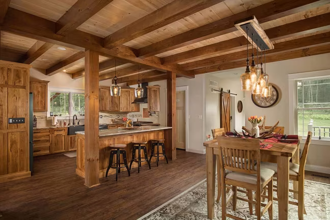 Loganton Timber Frame Hybrid - Kitchen Dining - Timberhaven
