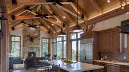Colorado Timberframe Industrial Kitchen